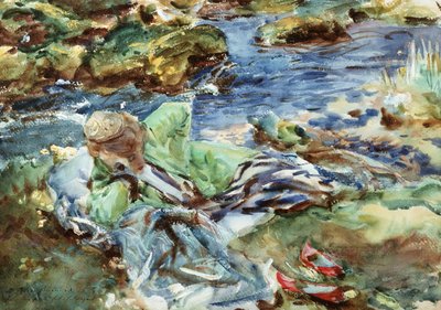 Donna turca presso un ruscello da John Singer Sargent
